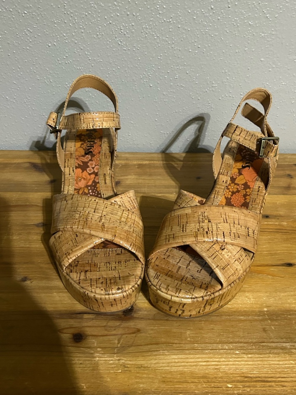 Kork-Ease Korks Calda Sandal Platform Chunky Slingback Size 9 New Without Box